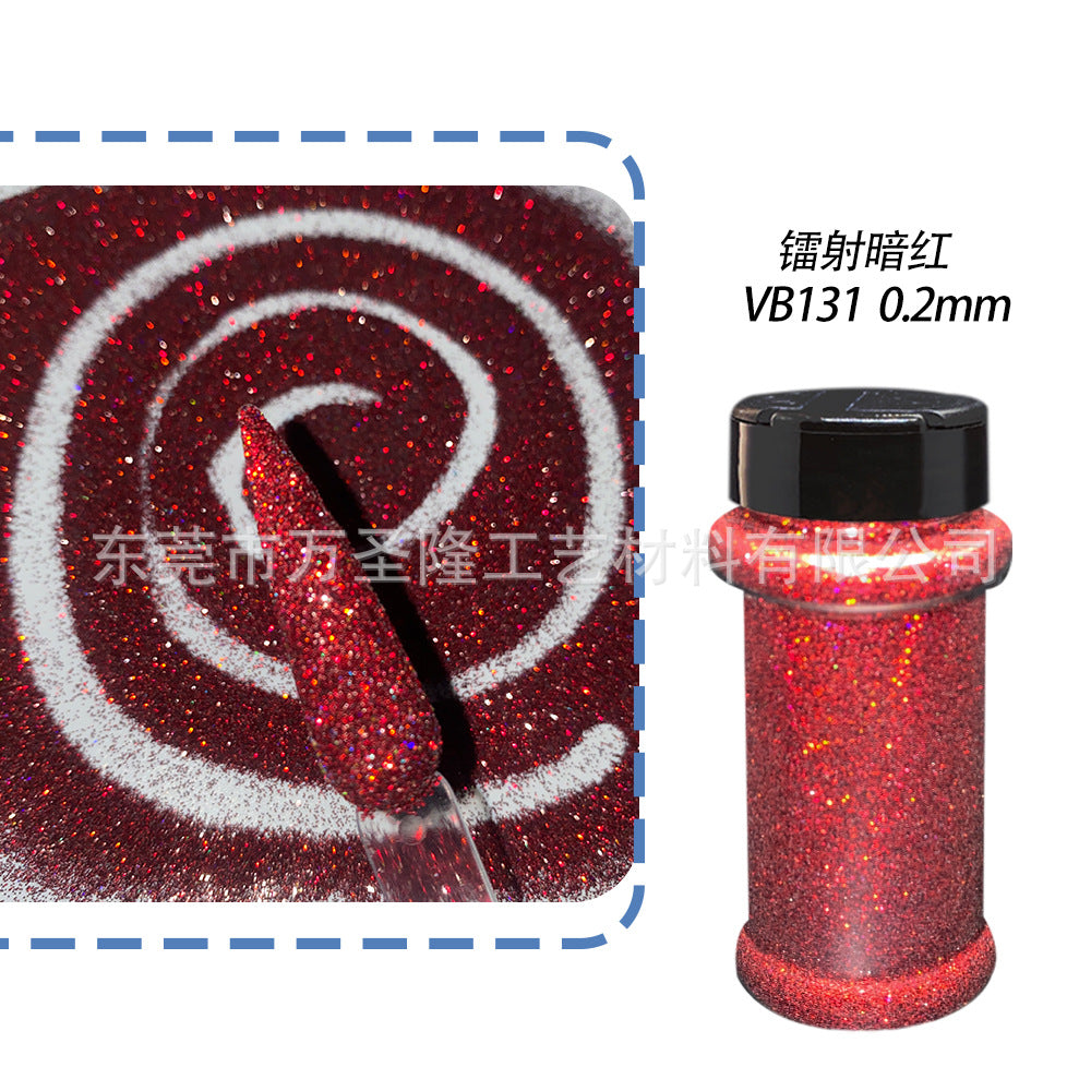 Wholesale Holographic Bottle Glitter Nail Art Colorful Sequins